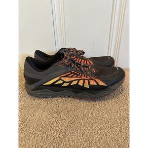 Brooks Caldera 1 Running Shoes Lace Up 1102421D075 Black Orange Mens Size 11.5